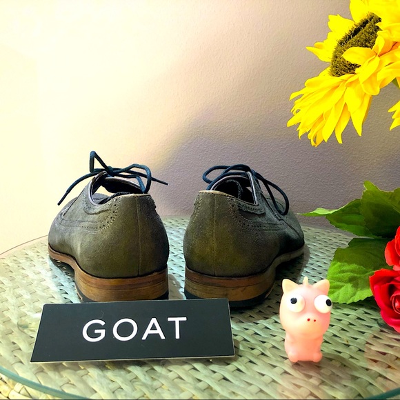 Sold! John Varvatos Brogue Oxford Dress Shoe Size 9.5 - Picture 2 of 5